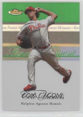 2007 Topps Finest - Rookie Finest Moments - Green Refractor #RFM-CH - Cole Hamels /199