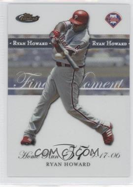 2007 Topps Finest - Ryan's Finest Moments #RH-HR 57 - Ryan Howard /459