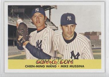 2007 Topps Heritage - [Base] #334 - Mound Aces (Chien-Ming Wang, Mike Mussina)