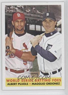 2007 Topps Heritage - [Base] #418 - World Series Batting Foes (Albert Pujols, Magglio Ordonez)