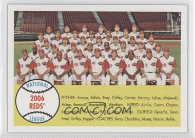 2007 Topps Heritage - [Base] #428 - Eighth Series Checklist - Cincinnati Reds Team