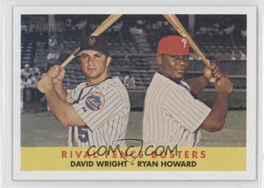 2007 Topps Heritage - [Base] #436 - Rival Fence Busters (David Wright, Ryan Howard)