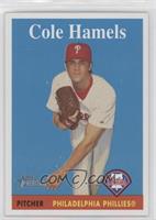 Cole Hamels (Yellow Team Name) [EX to NM]