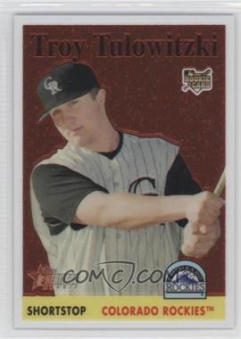 2007 Topps Heritage - Chrome #THC30 - Troy Tulowitzki /1958