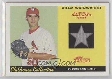 2007 Topps Heritage - Clubhouse Collection Relics #CC AW - Adam Wainwright
