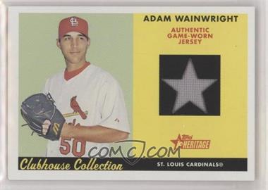 2007 Topps Heritage - Clubhouse Collection Relics #CC AW - Adam Wainwright