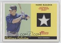 Hank Blalock 2005 Playoff Prestige MLB Game Jersey Collection #9 Texas  Rangers