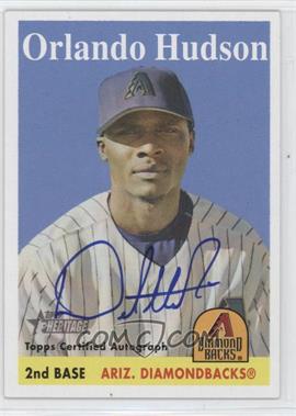 2007 Topps Heritage - Real One Autographs #ROA-OH - Orlando Hudson