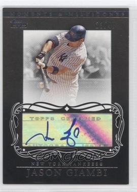 2007 Topps Moments & Milestones - Autographs - Black #MA-JG - Jason Giambi /40