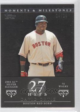 2007 Topps Moments & Milestones - [Base] - Black #103-27 - David Ortiz (2004 AL Silver Slugger - 75 Walks) /29