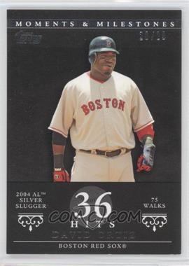 2007 Topps Moments & Milestones - [Base] - Black #103-36 - David Ortiz (2004 AL Silver Slugger - 75 Walks) /29