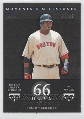 2007 Topps Moments & Milestones - [Base] - Black #103-66 - David Ortiz (2004 AL Silver Slugger - 75 Walks) /29