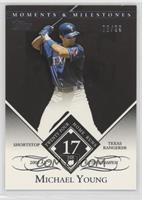 Michael Young (2005 AL Batting Champion - 24 Home Runs) #/29