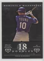 Michael Young (2005 AL Batting Champion - 40 Doubles) #/29