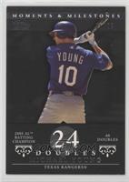 Michael Young (2005 AL Batting Champion - 40 Doubles) #/29