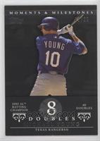 Michael Young (2005 AL Batting Champion - 40 Doubles) #/29