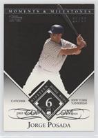 Jorge Posada (2005 Yankee Workhorse - 19 Home Runs) [EX to NM] #/29