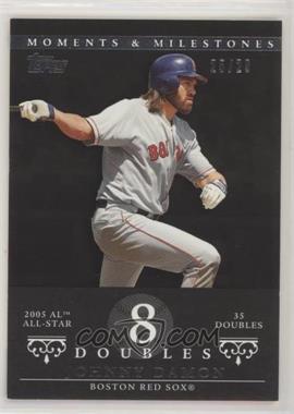 2007 Topps Moments & Milestones - [Base] - Black #121-8 - Johnny Damon (2005 AL All-Star - 35 Doubles) /29