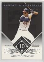 Grady Sizemore (2005 Rookie Outfielder - 22 Home Runs) [Noted] #/29