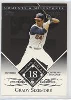 Grady Sizemore (2005 Rookie Outfielder - 22 Home Runs) #/29