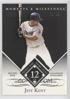 2007 Topps Moments & Milestones - [Base] - Black #128-12 - Jeff Kent (2005 NL Silver Slugger - 29 Home Runs) /29