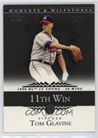 Tom Glavine (1998 NL Cy Young - 20 Wins) [Poor to Fair] #/29