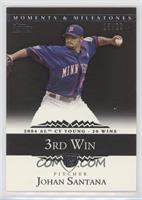 Johan Santana (2004 AL Cy Young - 20 Wins) #/29