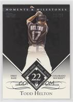 Todd Helton (2003 NL Silver Slugger - 33 Home Runs) #/29