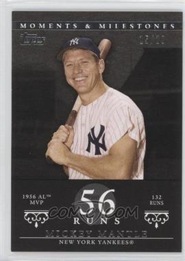 2007 Topps Moments & Milestones - [Base] - Black #166-56 - Mickey Mantle (1956 AL MVP - 132 Runs) /29