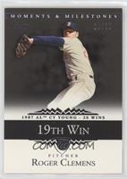 Roger Clemens (1987 AL Cy Young - 20 Wins) #/29