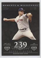 Roger Clemens (1987 AL Cy Young - 256 Strikeouts) #/29