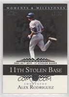 Alex Rodriguez (2003 AL MVP - 17 Stolen Bases) #/29