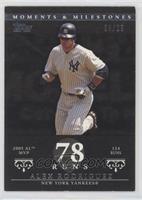 Alex Rodriguez (2005 AL MVP - 124 Runs) [EX to NM] #/29