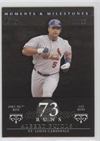 Albert Pujols (2001 NL ROY - 112 Runs) #/29