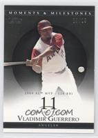 Vladimir Guerrero (2004 AL MVP - 126 RBI) #/29