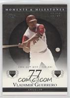 Vladimir Guerrero (2004 AL MVP - 126 RBI) #/29