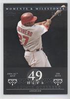 Vladimir Guerrero (2004 AL MVP - 206 Hits) #/29