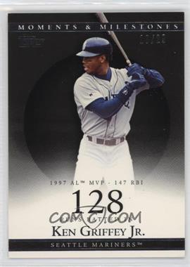 2007 Topps Moments & Milestones - [Base] - Black #46-128 - Ken Griffey Jr. (1997 AL MVP - 147 RBI) /29