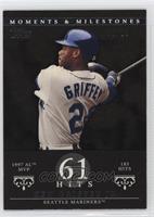 Ken Griffey Jr. (1997 AL MVP - 185 Hits) #/29