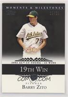 Barry Zito (2002 AL Cy Young - 23 Wins) #/29
