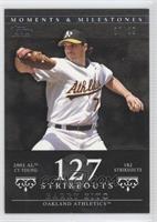 Barry Zito (2002 AL Cy Young - 182 Strikeouts) #/29