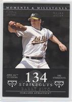 Barry Zito (2002 AL Cy Young - 182 Strikeouts) #/29