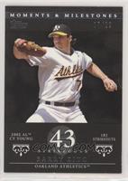 Barry Zito (2002 AL Cy Young - 182 Strikeouts) #/29