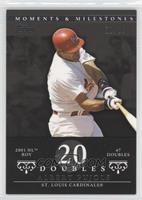 Albert Pujols (2001 NL ROY - 47 Doubles) #/29