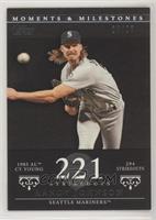 Randy Johnson (1995 AL Cy Young - 294 Strikeouts) #/29