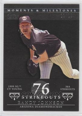 2007 Topps Moments & Milestones - [Base] - Black #55-76 - Randy Johnson (1999 NL Cy Young - 364 Strikeouts) /29