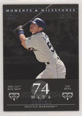 2007 Topps Moments & Milestones - [Base] - Black #6-74 - Ichiro (2001 AL MVP/ROY - 242 Hits) /29