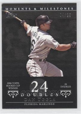 2007 Topps Moments & Milestones - [Base] - Black #60-24 - Dan Uggla (2006 Topps Rookie Cup Winner - 26 Doubles) /29