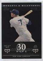 Mickey Mantle (1957 AL MVP - 173 Hits) #/29