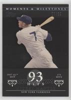 Mickey Mantle (1957 AL MVP - 173 Hits) #/29